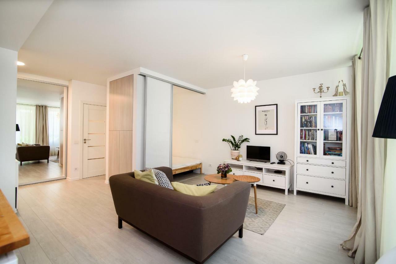 #Stayhere - Comfy & Stylish Studio With Green Patio Close To Old Town Вилнюс Екстериор снимка